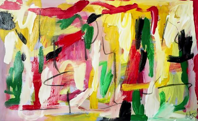 Ramon Menocal, Cosmovisión #8. Mixed media paper. 26x36. 2003