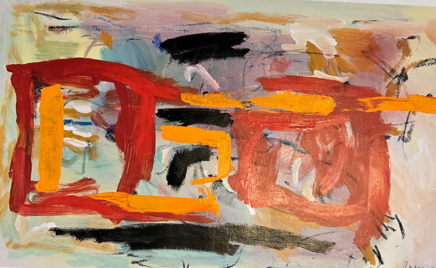 Ramon Menocal, Cosmovisión #9. Mixed media paper. 26x36. 2003