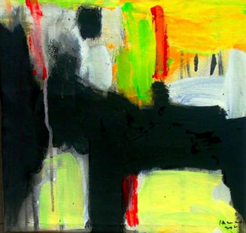 Ramon Menocal. Los contornos del mundo, #2. Acrylic canvas. 14.05”” x 14.05”. 2006