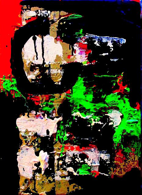 Ramon Menocal. Los contornos del mundo, #10. Acrylic canvas. 19” x 14”. 2006