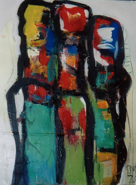 Ramon Menocal. Morfología del yo, #1. Acrylic canvas. 30 x 30.05. 2002