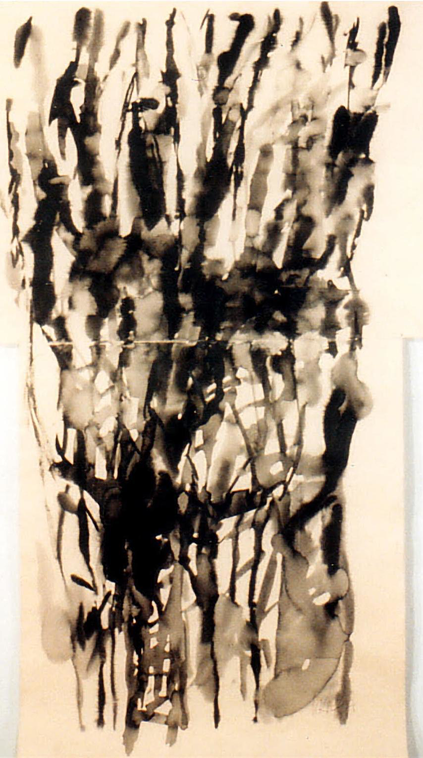 Ramon Menocal. Raíces. Ink paper. 43 x 25. 1997