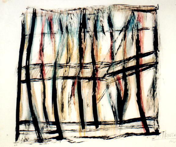 Ramon Menocal, Untitled #1. Ink crayon paper. 19.05” x 24”. 1991