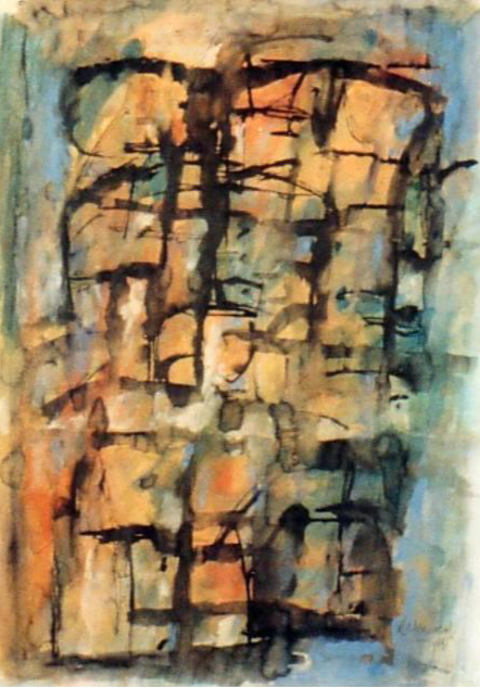 Ramon Menocal, Ventana. Watercolor paper. 25.05” x 19”. 1995