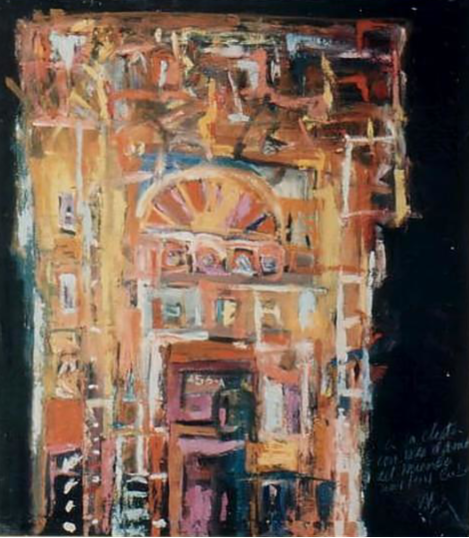 Ramon Menocal. Fachada habanera. Oil canvas. 41” x 37”. 1994