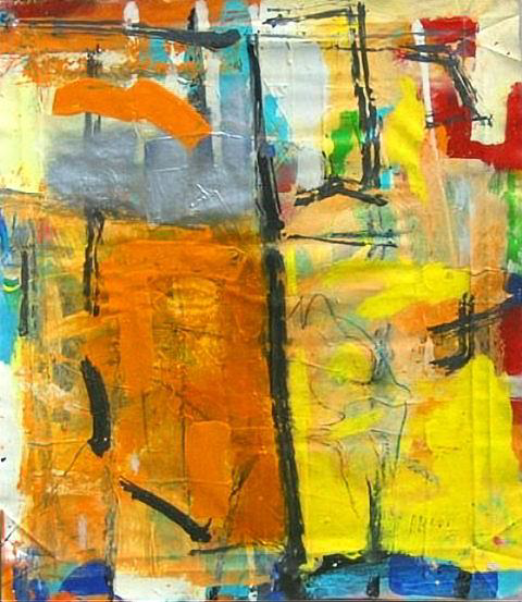 Ramon Menocal, Inner worlds # 4. Mixed media canvas. 24” x 20”. 2005